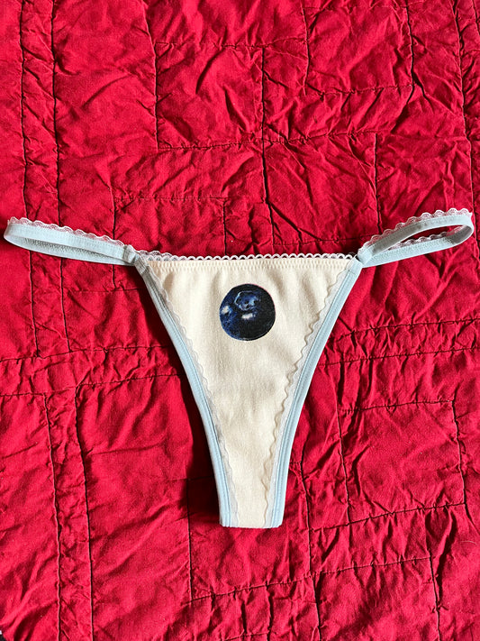 L BLUEBERRY THONG