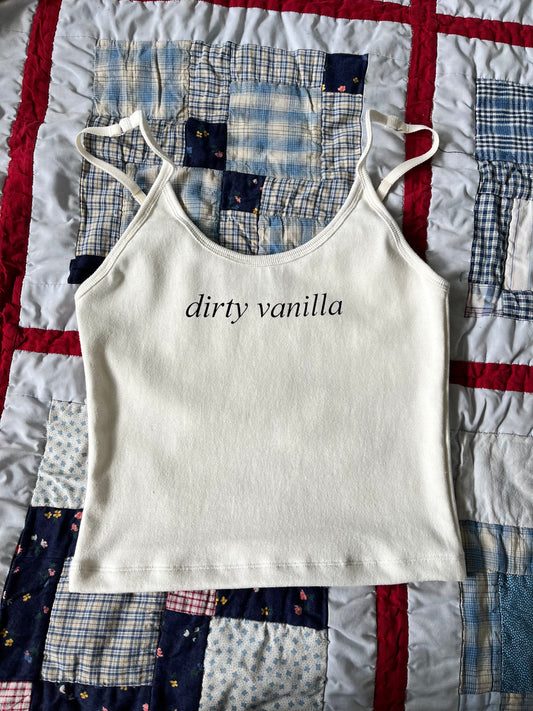 M DIRTY VANILLA CROPPED CAMI